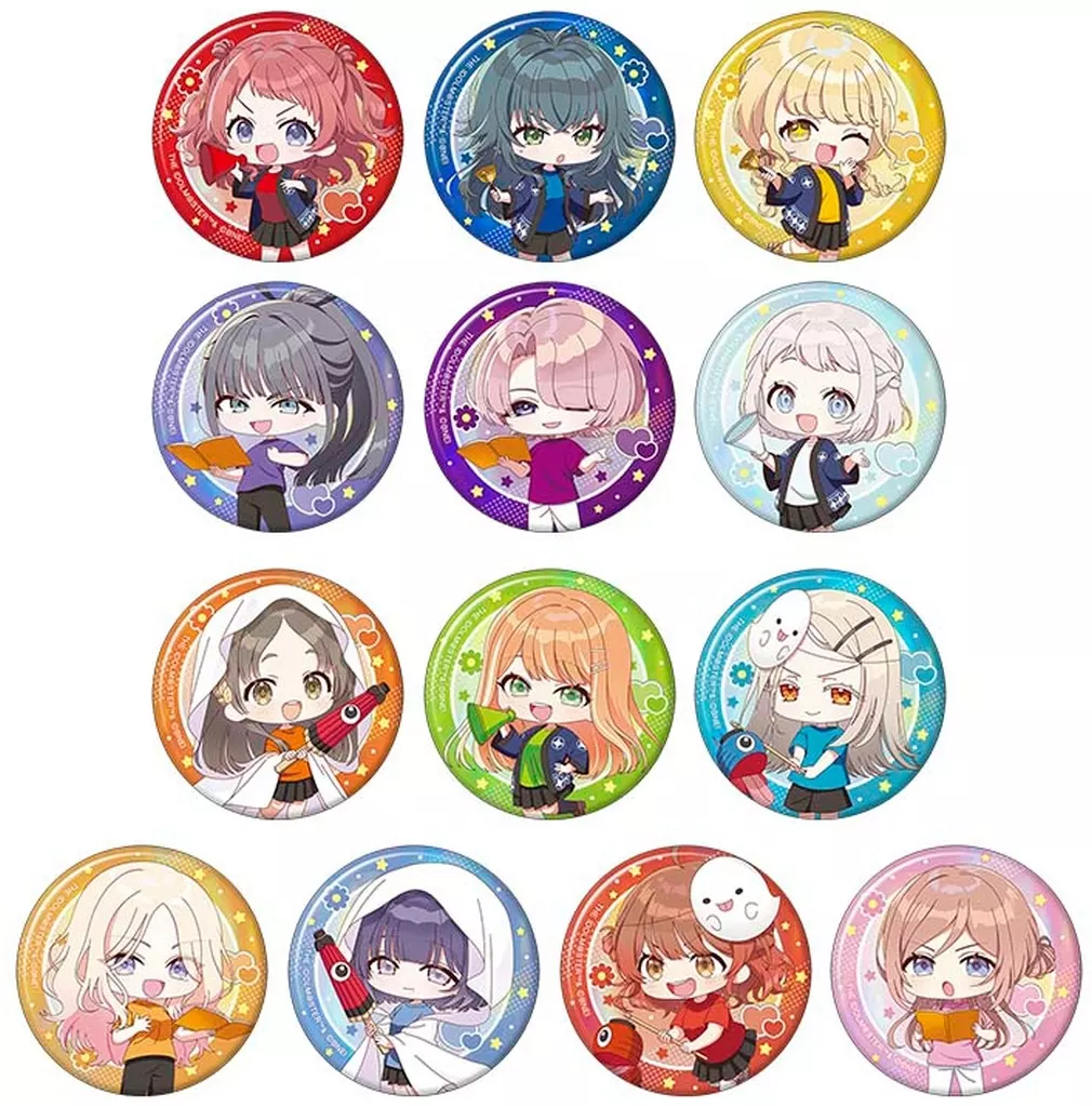 全13種セット 「学園アイドルマスター オーロラキャラバッジコレクション 初星文化祭フェア」