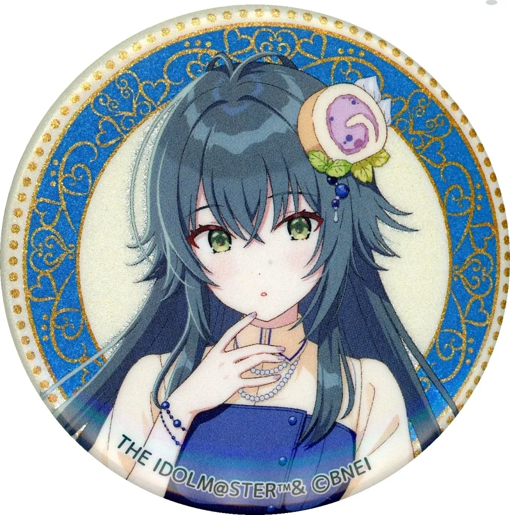 月村手毬 「学園アイドルマスター×Chugai Grace Cafe トレーディンググリッター缶バッジ スイーツver.」
