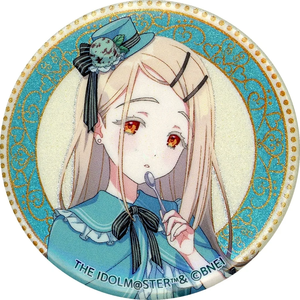 篠澤広 「学園アイドルマスター×Chugai Grace Cafe トレーディンググリッター缶バッジ スイーツver.」
