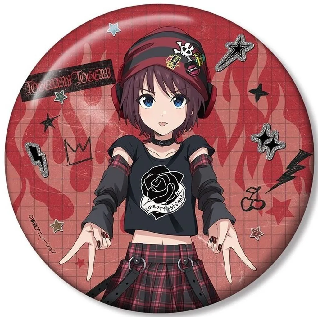 バッジ・ピンズ 井芹仁菜 描き下ろし Y2Kファッションver. 100mm缶バッジ 「ガールズバンドクライ POP UP SHOP in マルイ」