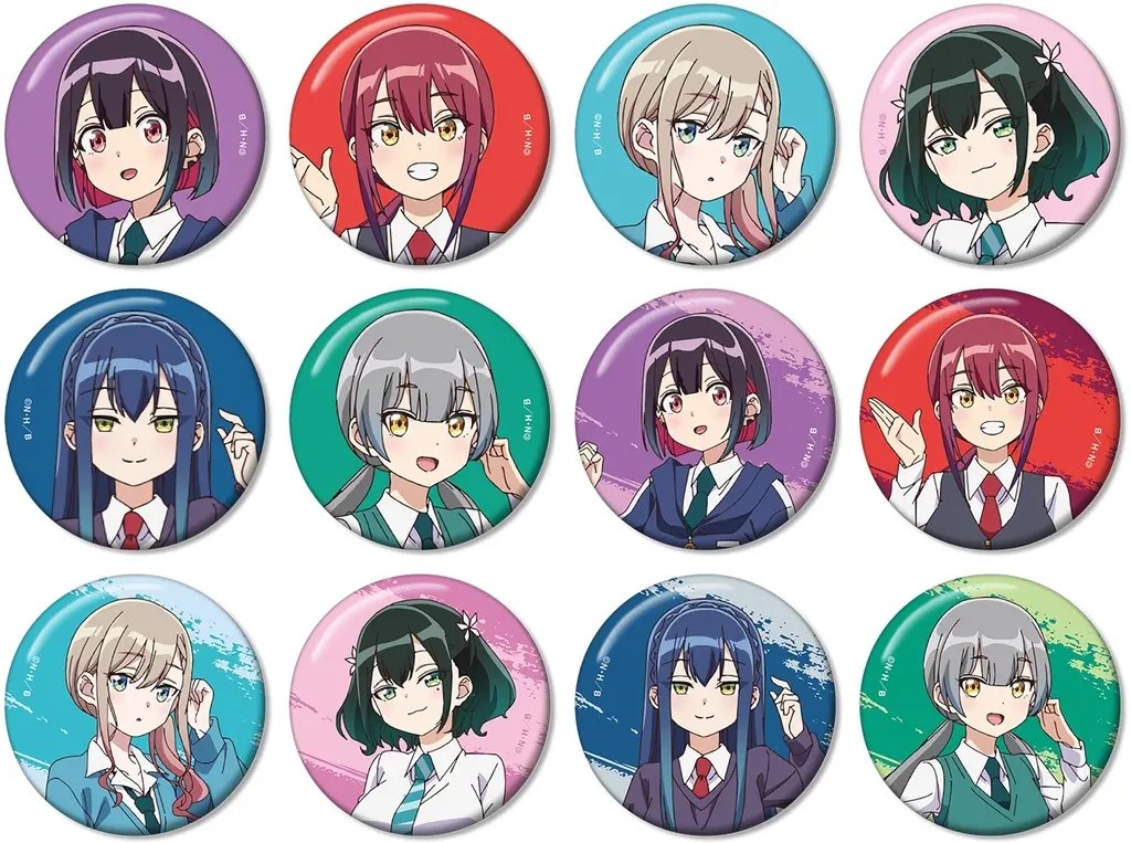 全12種セット 「ばっどがーる トレーディング缶バッジ」