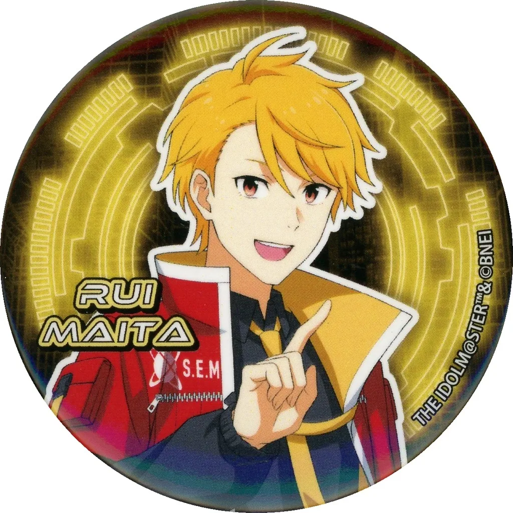 舞田類 「アイドルマスター SideM×ビッグエコー 缶バッジ 描き下ろしイラスト」