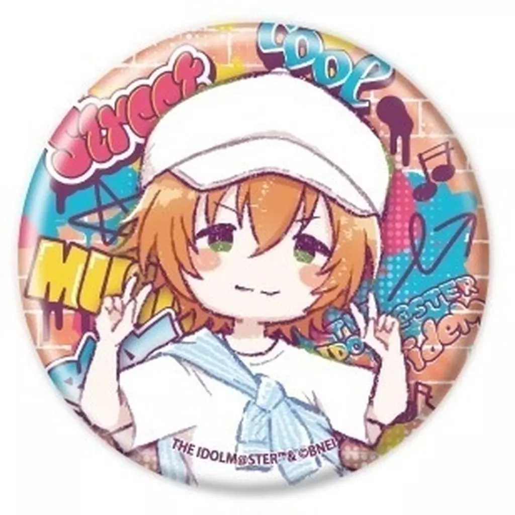 若里春名 「アイドルマスター sideM HIGH JUMP STREET SPECIAL POPUP in baseyard tokyo ハラジュクナナメ店 缶バッジ 19.グラフアートイラスト」