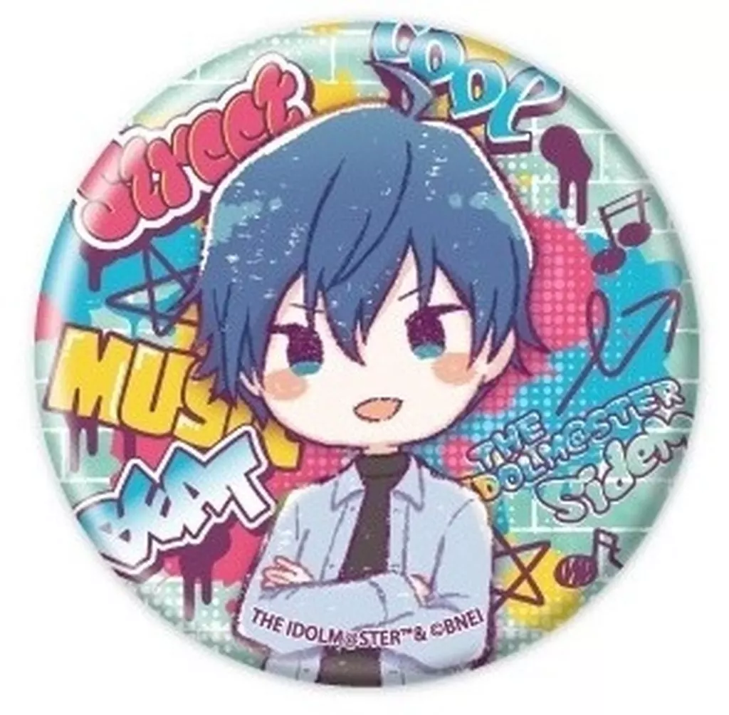 天峰秀 「アイドルマスター sideM HIGH JUMP STREET SPECIAL POPUP in baseyard tokyo ハラジュクナナメ店 缶バッジ 19.グラフアートイラスト」