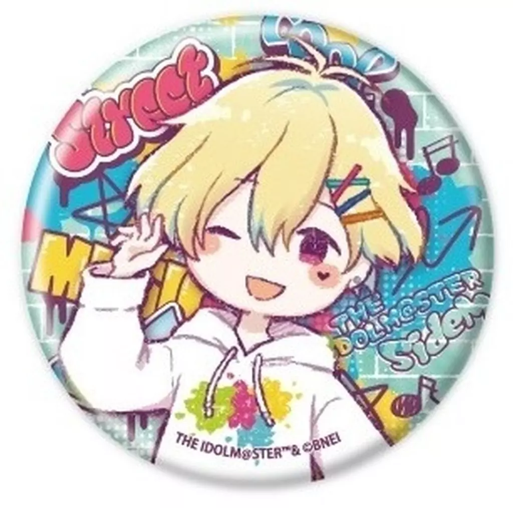 花園百々人 「アイドルマスター sideM HIGH JUMP STREET SPECIAL POPUP in baseyard tokyo ハラジュクナナメ店 缶バッジ 19.グラフアートイラスト」
