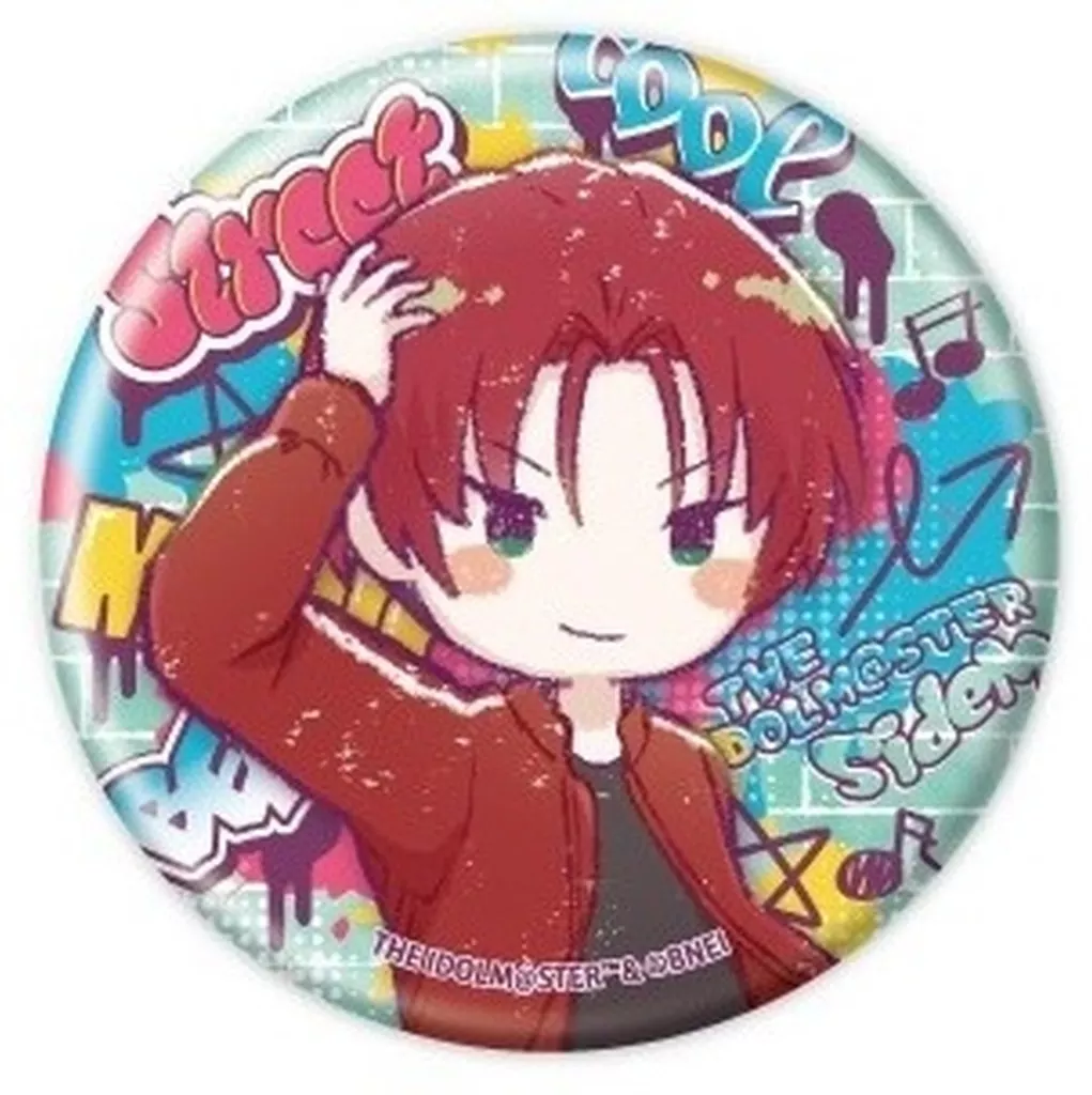眉見鋭心 「アイドルマスター sideM HIGH JUMP STREET SPECIAL POPUP in baseyard tokyo ハラジュクナナメ店 缶バッジ 19.グラフアートイラスト」