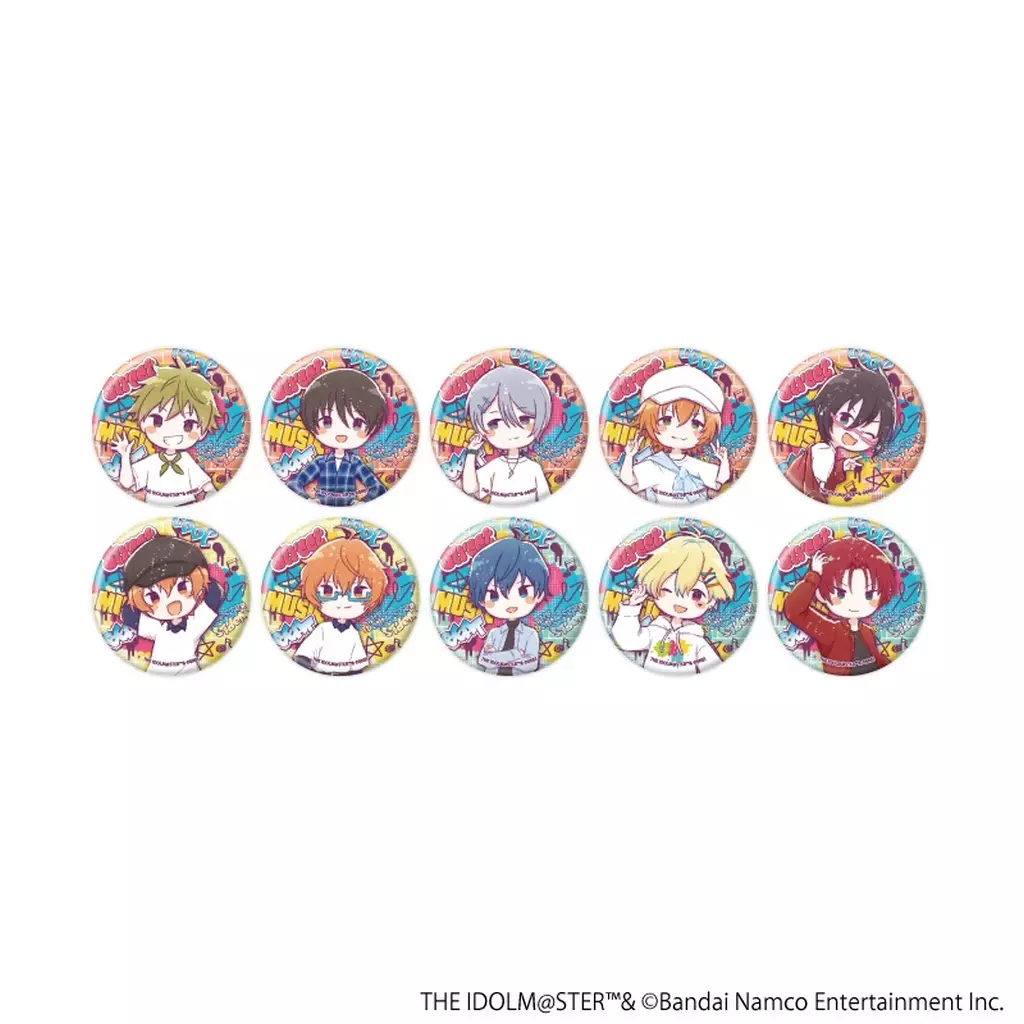 全10種セット 「アイドルマスター sideM HIGH JUMP STREET SPECIAL POPUP in baseyard tokyo ハラジュクナナメ店 缶バッジ 19.グラフアートイラスト」
