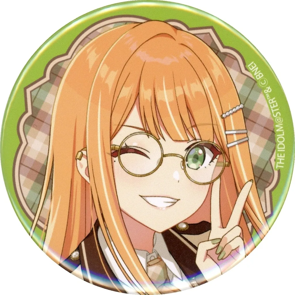 紫雲清夏 「学園アイドルマスター POP UP SHOP in 伊勢丹立川店 トレーディング缶バッジ めがね×ラテコーデ ver.」