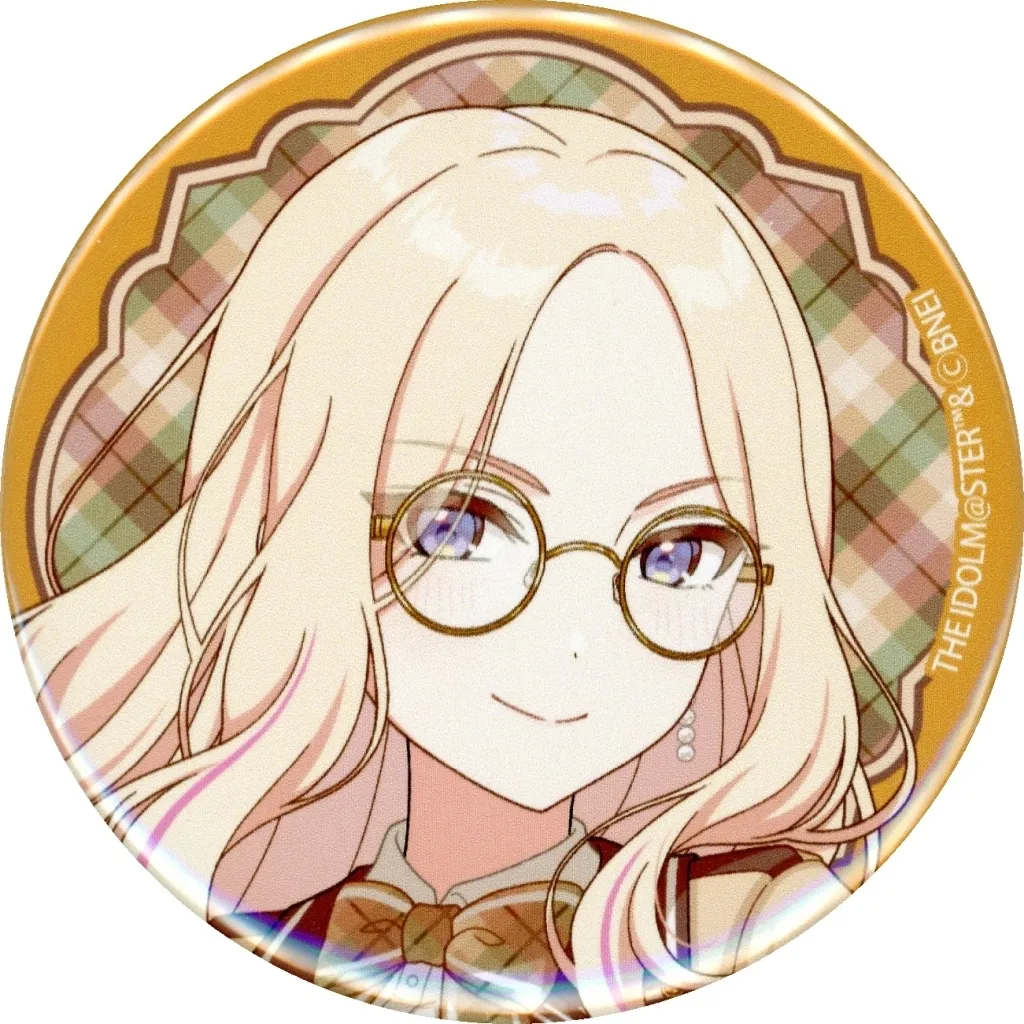 十王星南 「学園アイドルマスター POP UP SHOP in 伊勢丹立川店 トレーディング缶バッジ めがね×ラテコーデ ver.」