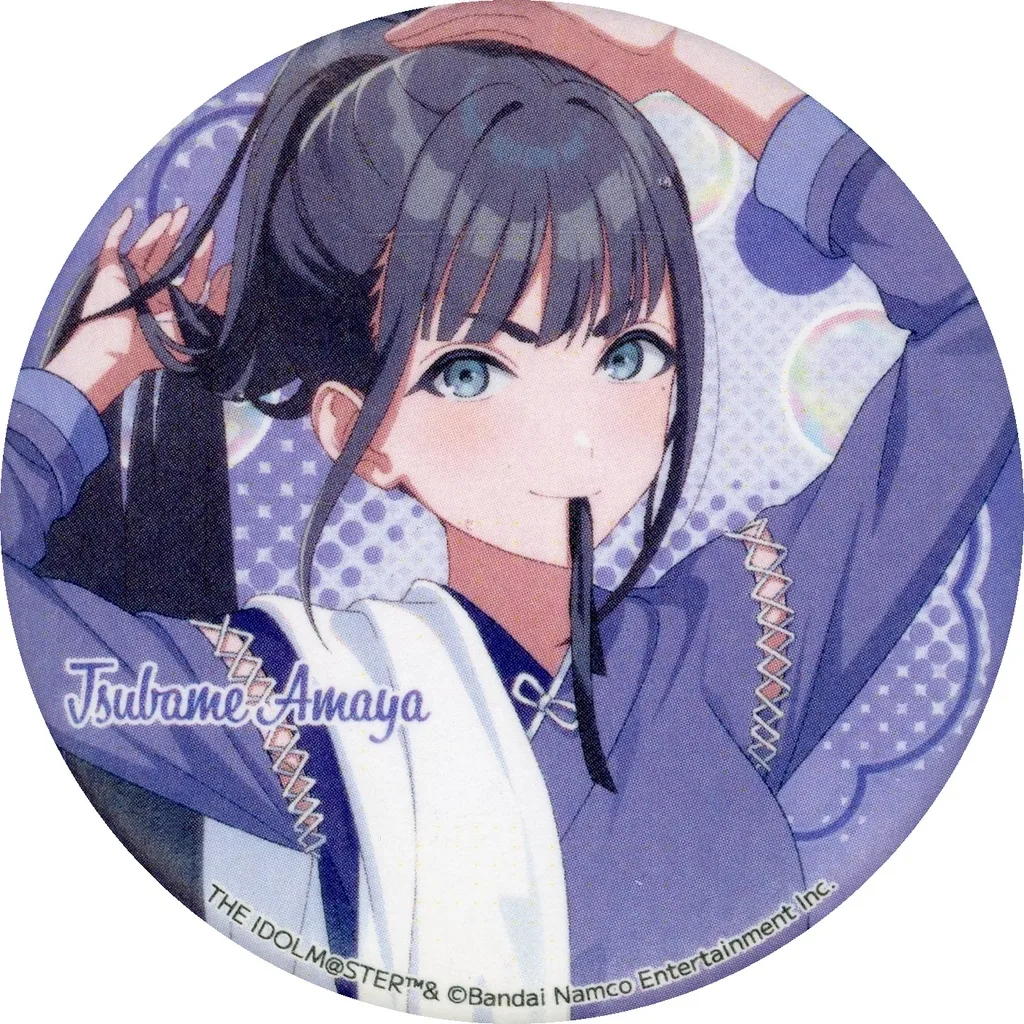 雨夜燕 「学園アイドルマスター×極楽湯・RAKU SPA ようこそ極楽湯 ～氷煌の湯園地～ トレーディング和紙風缶バッジ」