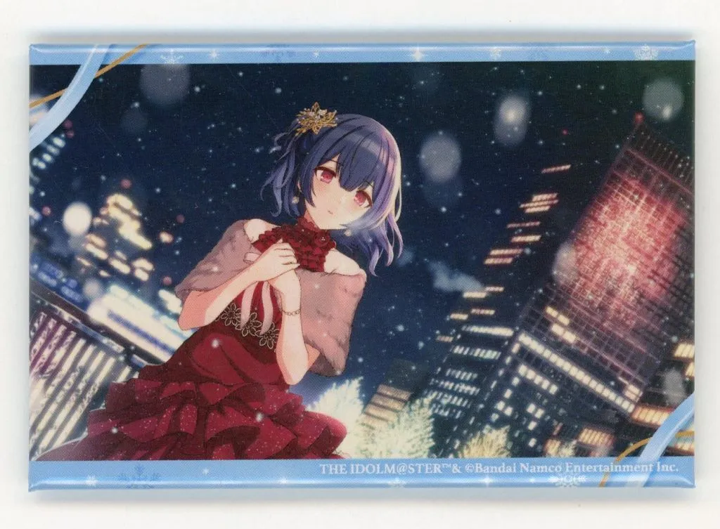 杜野凛世 十二月短篇(横型) スクエア缶バッジ 「くじ引き堂 アイドルマスター シャイニーカラーズ オンラインくじ Winter Collection」 D-6賞