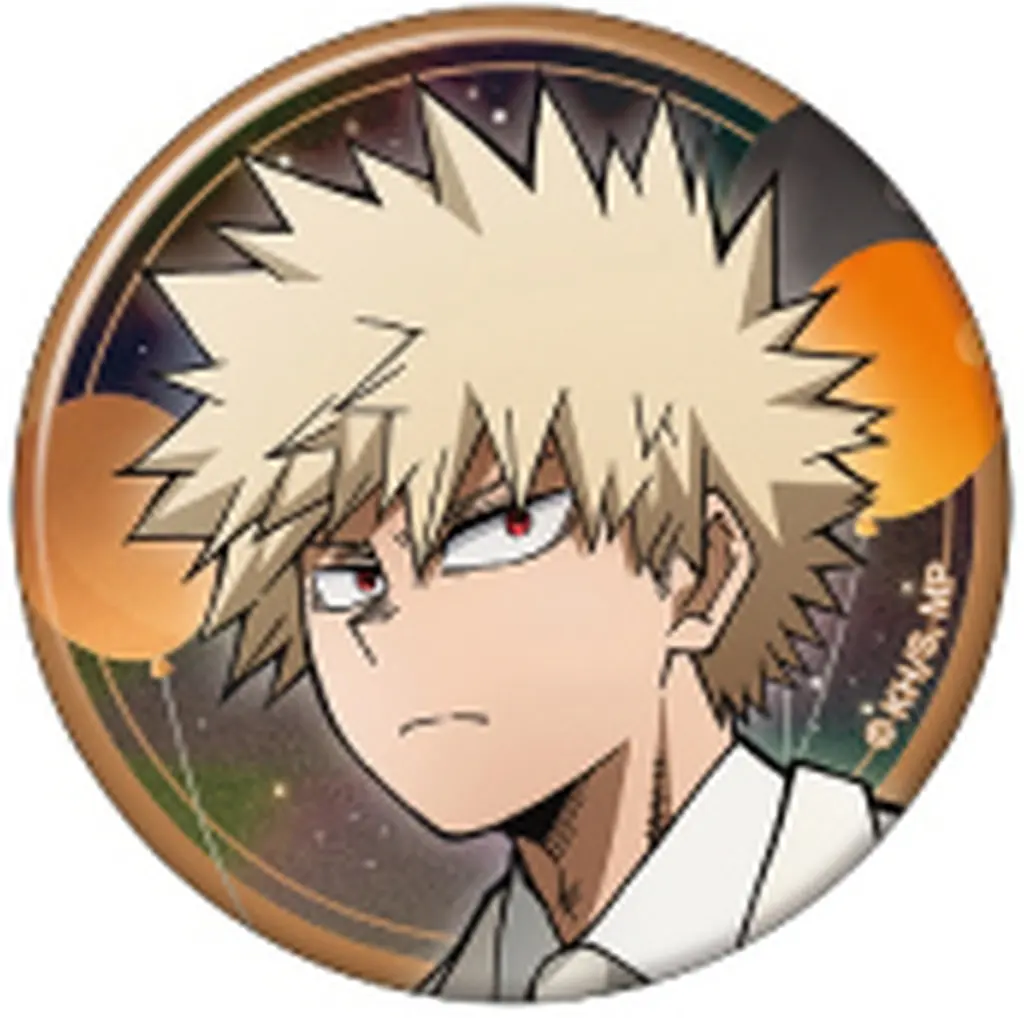 爆豪勝己 オーロラキャラバッジコレクション 10周年スタートダッシュ 缶バッジ 僕のヒーローアカデミア オーロラキャラバッジコレクション／10周年