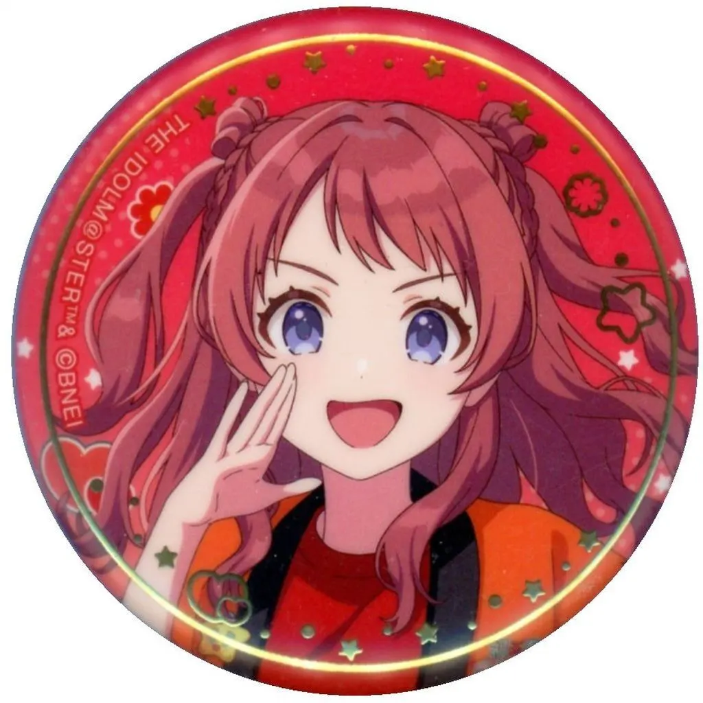 花海咲季 箔押し缶バッジ 初星文化祭フェア 「学園アイドルマスター」