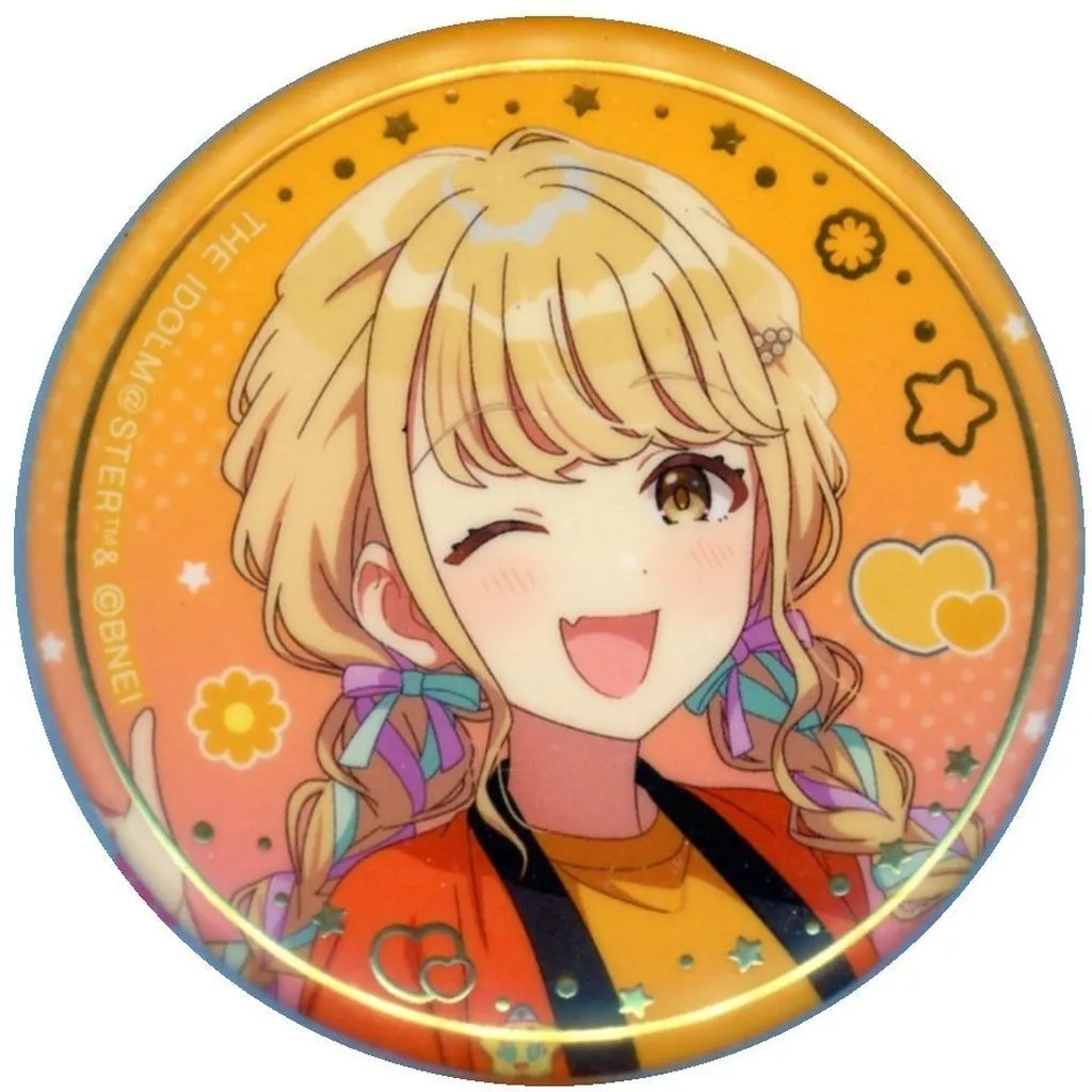 藤田ことね 箔押し缶バッジ 初星文化祭フェア 「学園アイドルマスター」