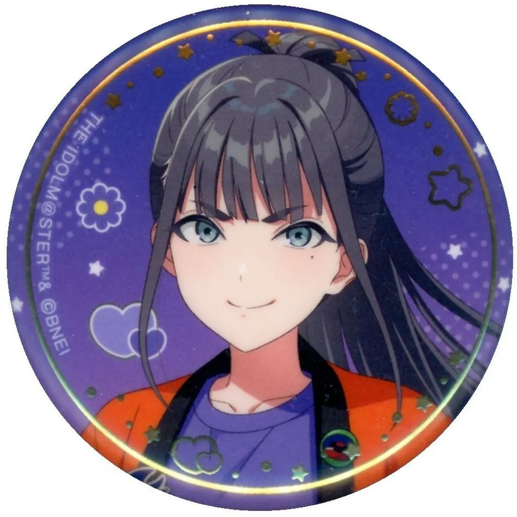 雨夜燕 箔押し缶バッジ 初星文化祭フェア 「学園アイドルマスター」