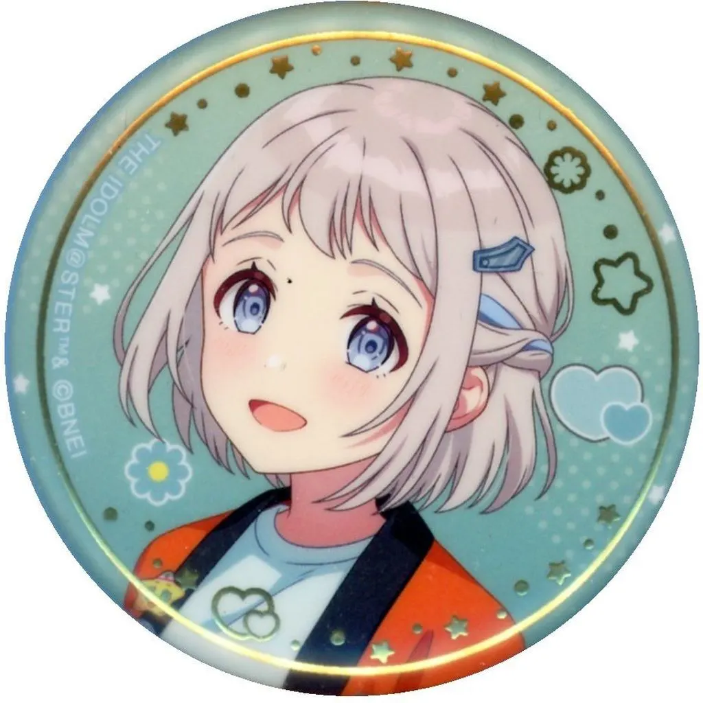 葛城リーリヤ 箔押し缶バッジ 初星文化祭フェア 「学園アイドルマスター」