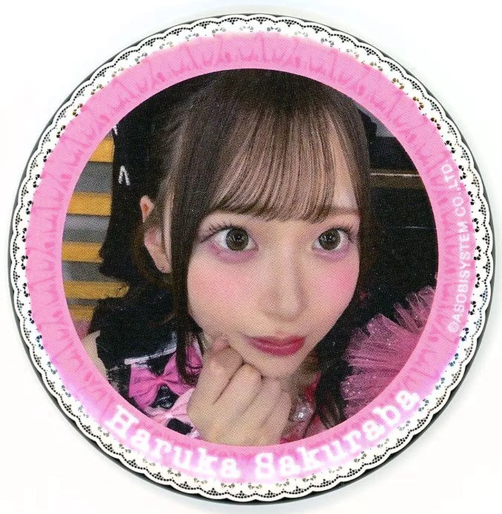 CUETI STREET 桜庭遥香　ユニホーム　缶バッチ 駿河屋 -<中古>桜庭遥花(CUTIE STREET) ランダム缶バッジ -たすき衣装