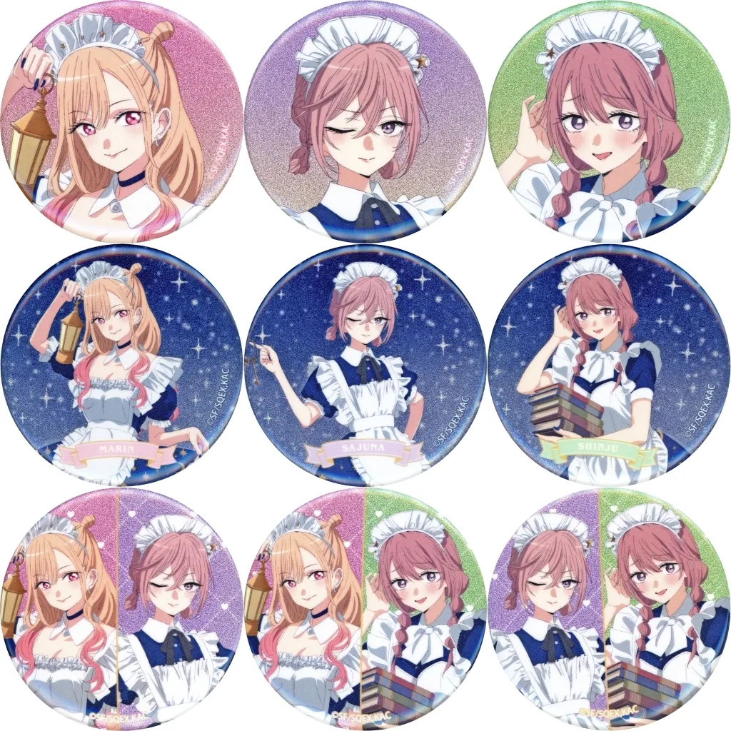 その着せ替え人形は恋をする 星空メイド グリッター缶バッジ 全種 限定特典付 グッズ-バッチ】TVアニメ「その着せ替え人形は恋をする」Season 2 描き