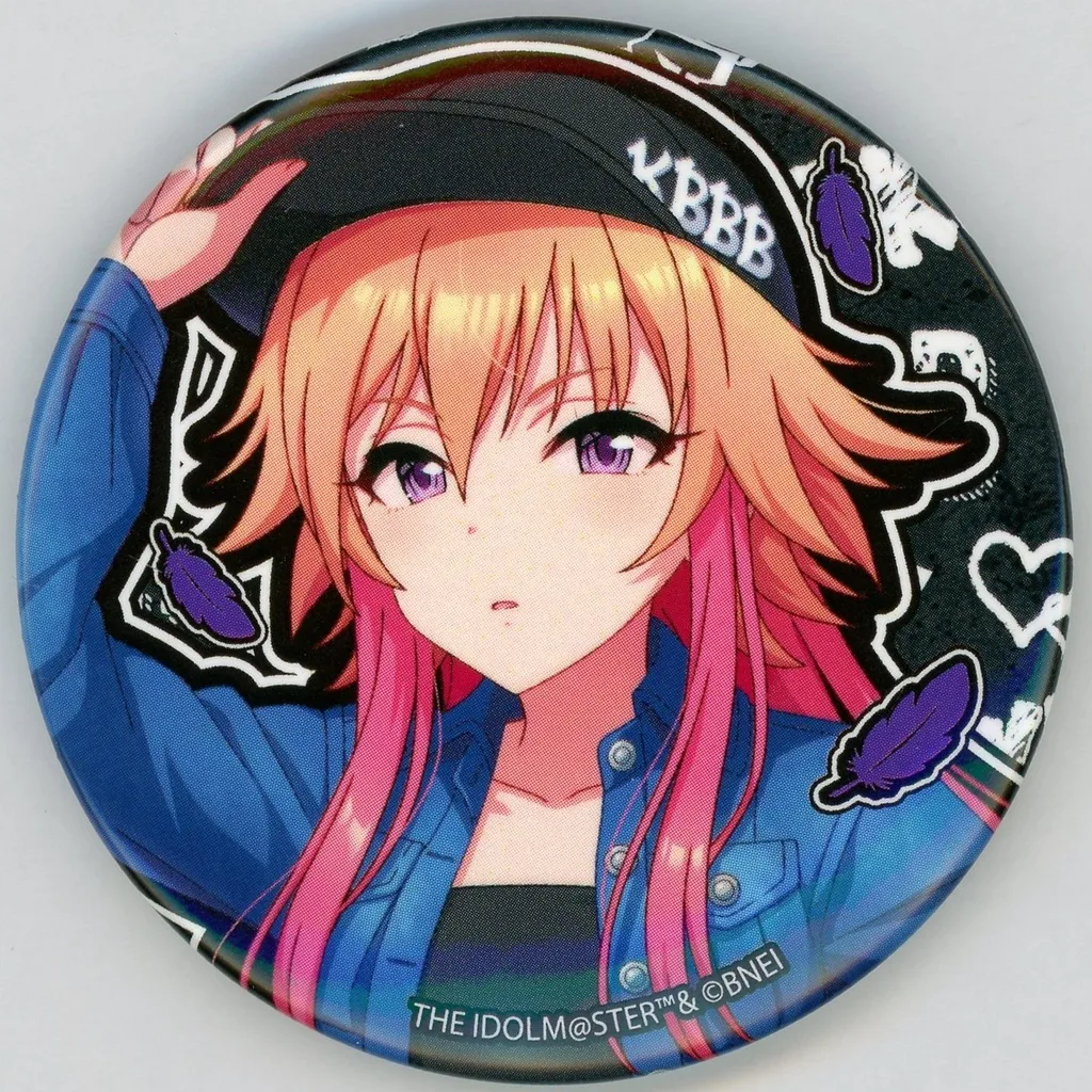 二宮飛鳥(名前なし) 「アイドルマスター シンデレラガールズ in eeo Store 池袋本店 缶バッジ 22/デニム風衣装ver.(描き下ろしイラスト)」