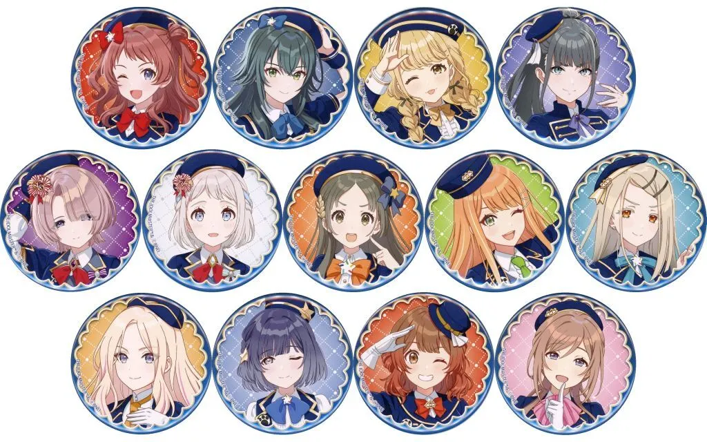 全13種セット 「学園アイドルマスター×よみうりランド カンバッジ 遊園地 ver.」