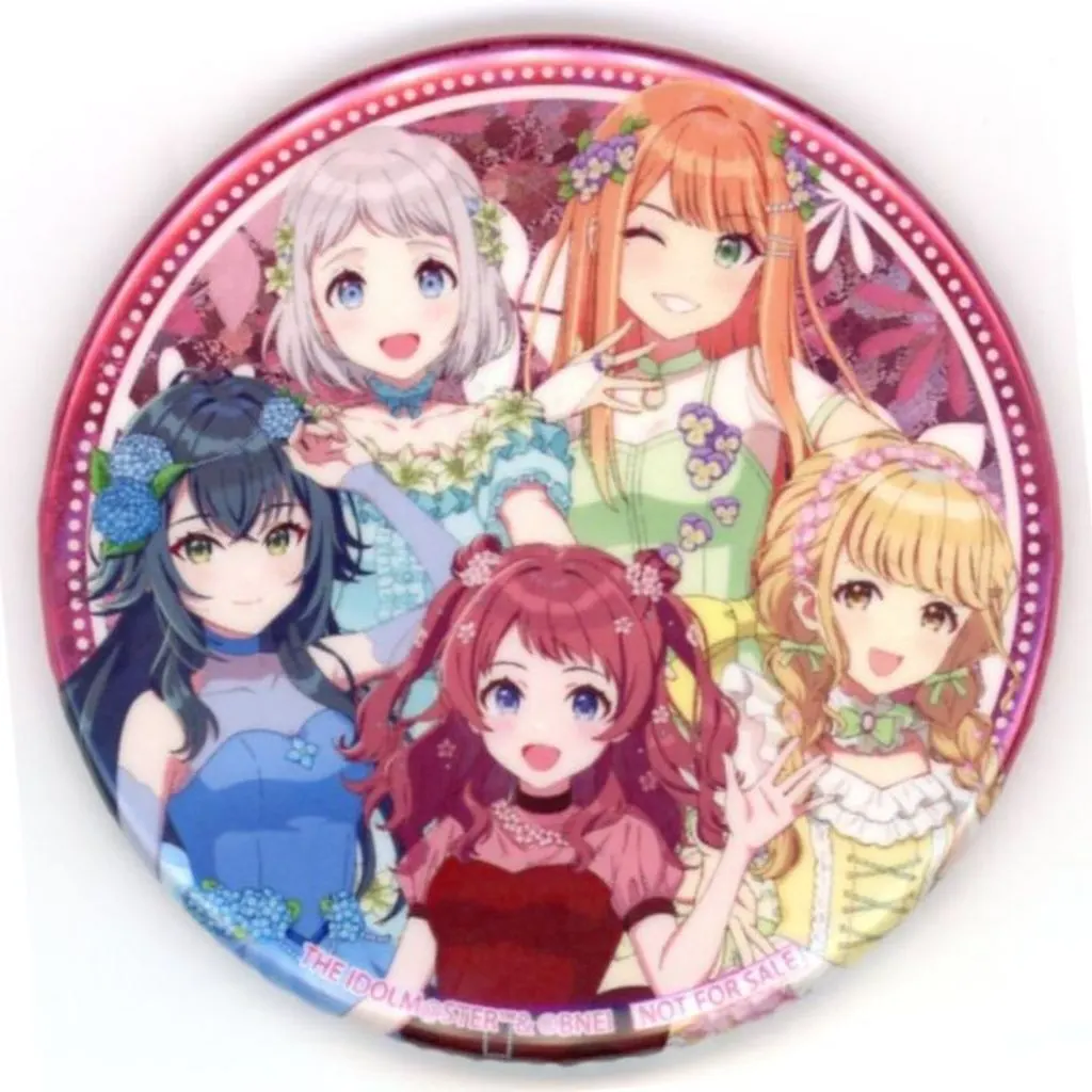 1年1組 ホログラムカンバッジ floral dress ver. 「学園アイドルマスター×HANA・BIYORI」 キーワードラリー達成特典