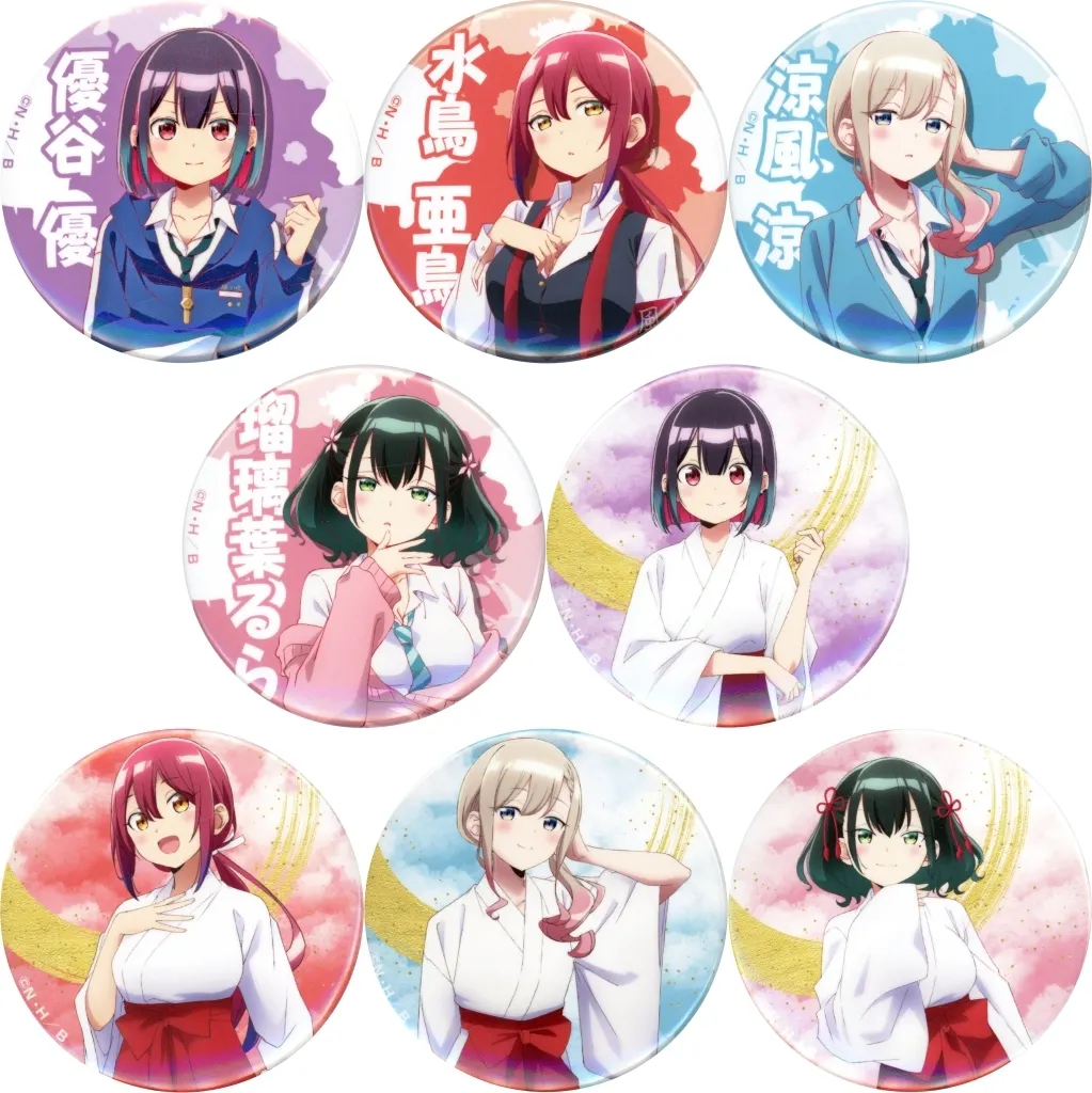 全8種セット 「ばっどがーる ランダム缶バッジ」 京都国際マンガ・アニメフェア2024(京まふ)グッズ