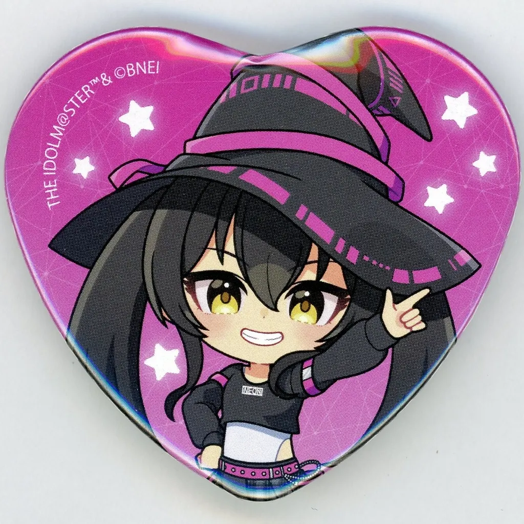 的場梨沙 「アイドルマスター シンデレラガールズ サイバーウィッチPOP UP SHOP ハート型カンバッジ サイバーウィッチ ミニキャラ ver.」