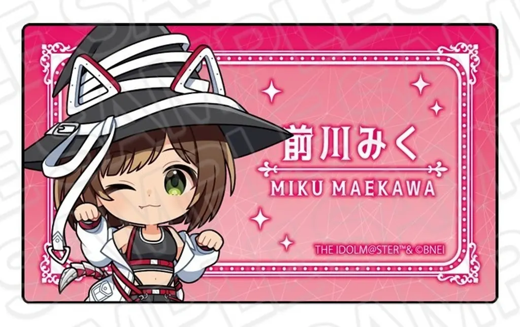 前川みく アクリルネームバッジ サイバーウィッチ ミニキャラ ver. 「アイドルマスター シンデレラガールズ サイバーウィッチPOP UP SHOP」