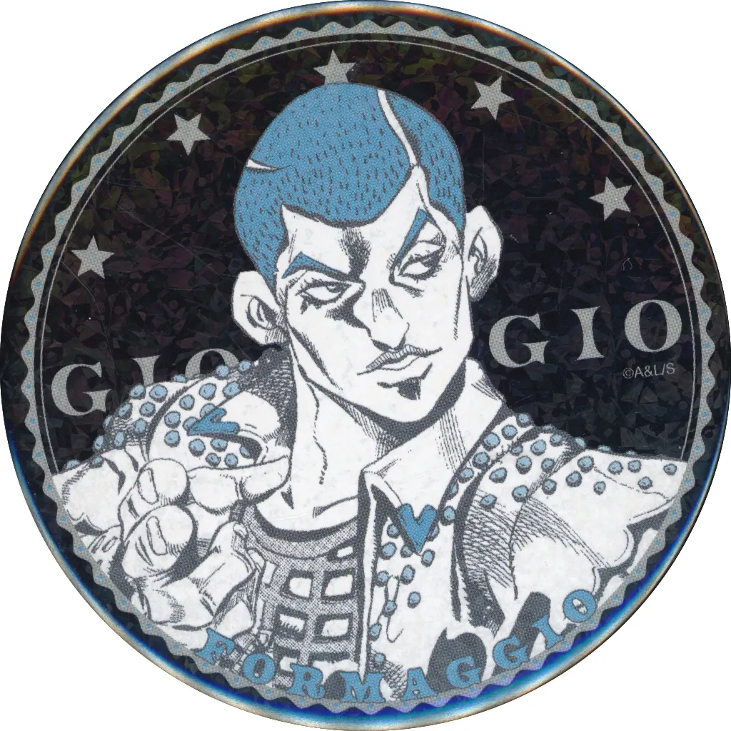 ホルマジオ 16点 ホログラム缶バッジ　ジョジョワールド HDwFOQna0AArKYV.jpg:large