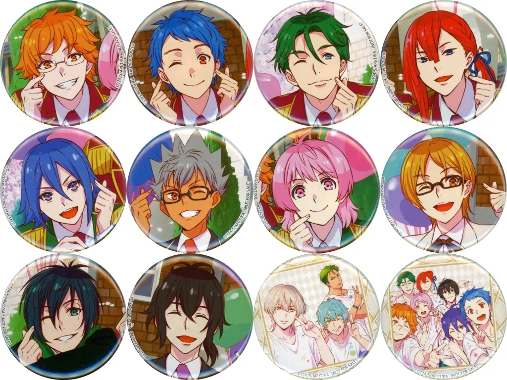 キンプリ　king of prism ベストアルバム　特典　缶バッジ　5点セット キンプリ king of prism ベストアルバム 特典 缶バッジ 5点セット