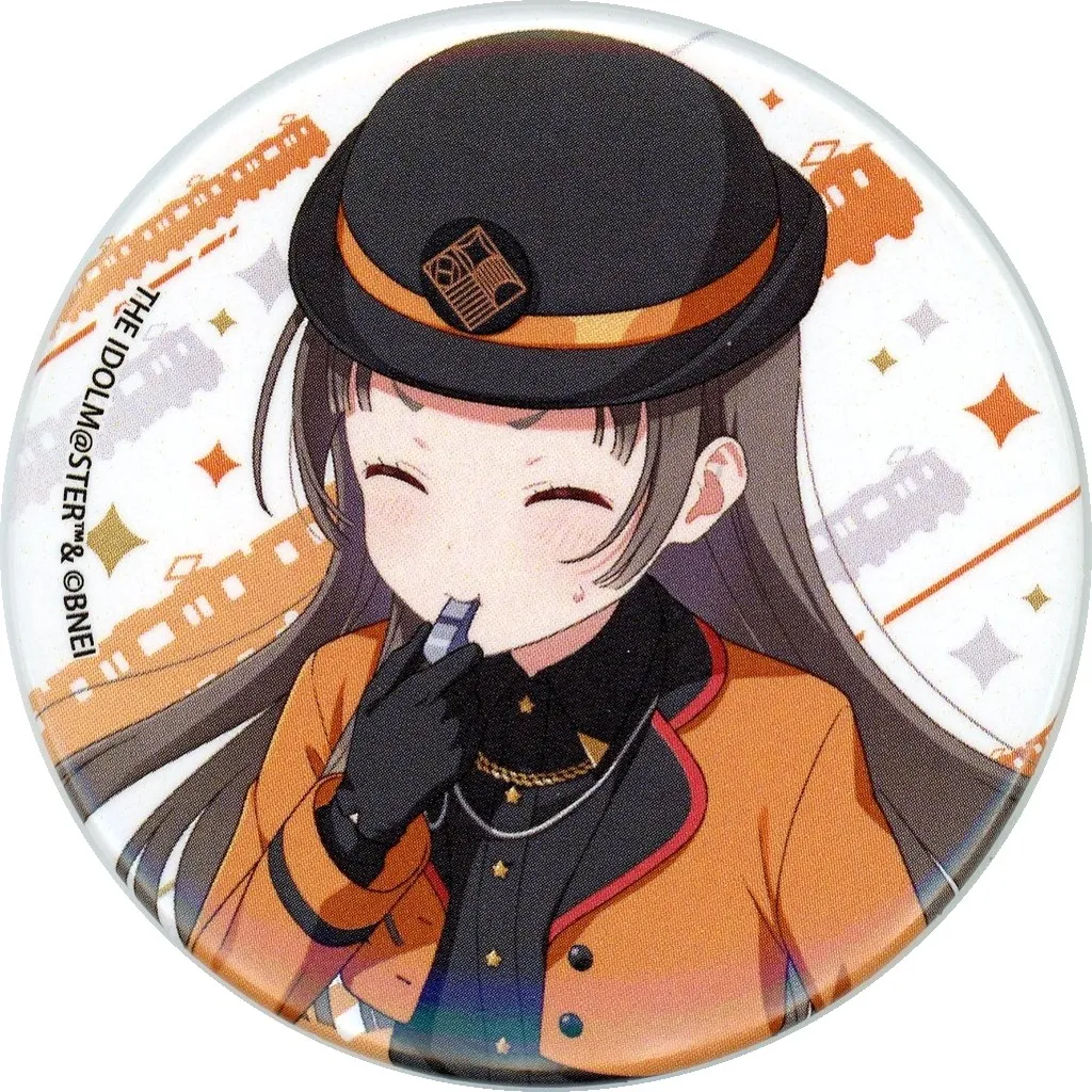 倉本千奈 「学園アイドルマスター HATSUBOSHI GAKUEN Terminal in 東京キャラクターストリート いちばんプラザ 缶バッジ 05/駅員風衣装ver.(描き下ろしイラスト)」