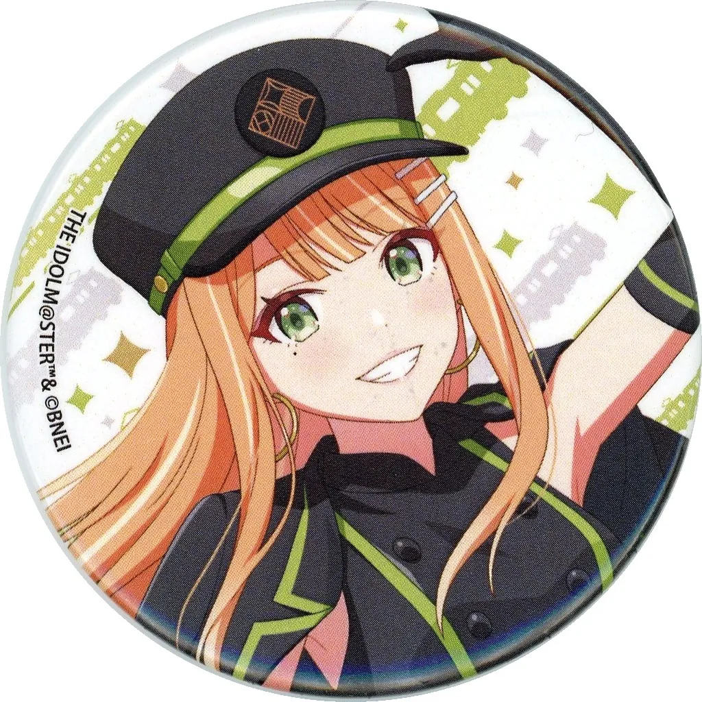 紫雲清夏 「学園アイドルマスター HATSUBOSHI GAKUEN Terminal in 東京キャラクターストリート いちばんプラザ 缶バッジ 05/駅員風衣装ver.(描き下ろしイラスト)」