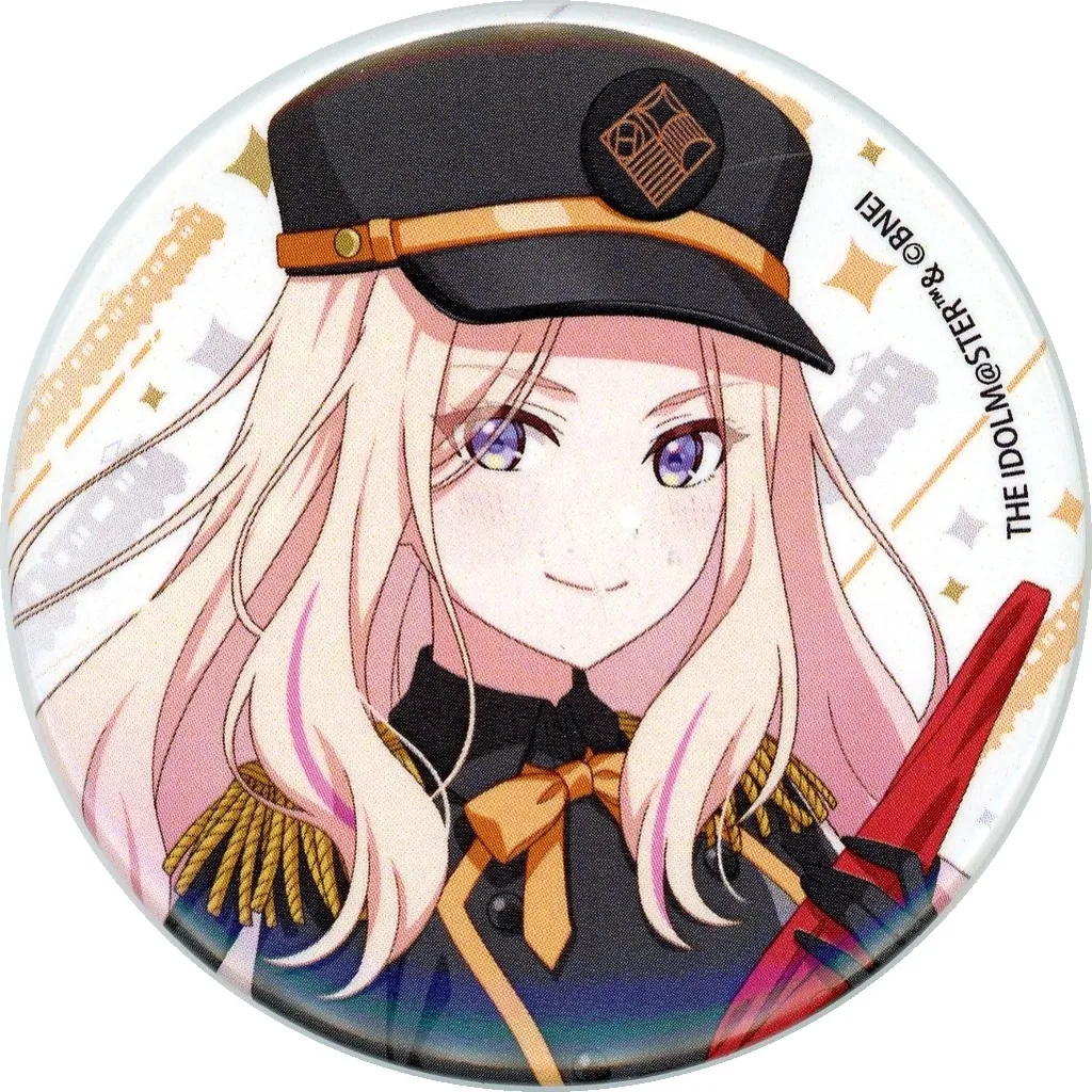 十王星南 「学園アイドルマスター HATSUBOSHI GAKUEN Terminal in 東京キャラクターストリート いちばんプラザ 缶バッジ 05/駅員風衣装ver.(描き下ろしイラスト)」