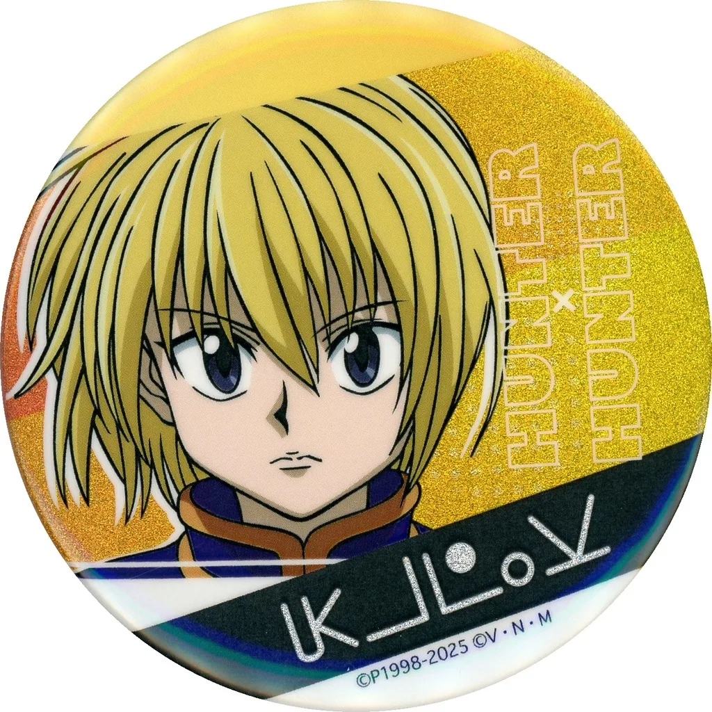 クラピカ グリッター缶バッジ ハンター×ハンター Hunter× Hunter 中国限定 上海 クラピカ グリッター