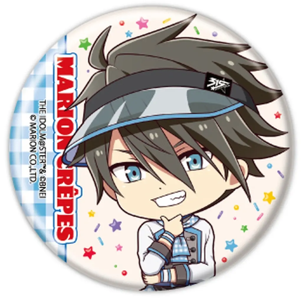 握野英雄 「缶バッジ アイドルマスター SideM 42.クレープ屋ver. ミニキャライラスト」