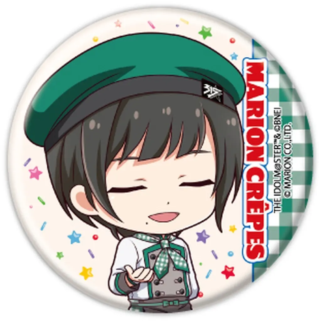 東雲荘一郎 「缶バッジ アイドルマスター SideM 42.クレープ屋ver. ミニキャライラスト」