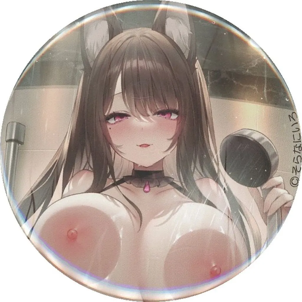 デザイン4 缶バッジ 「FANZAオンラインくじ そらなにいろくじ」 E-4賞