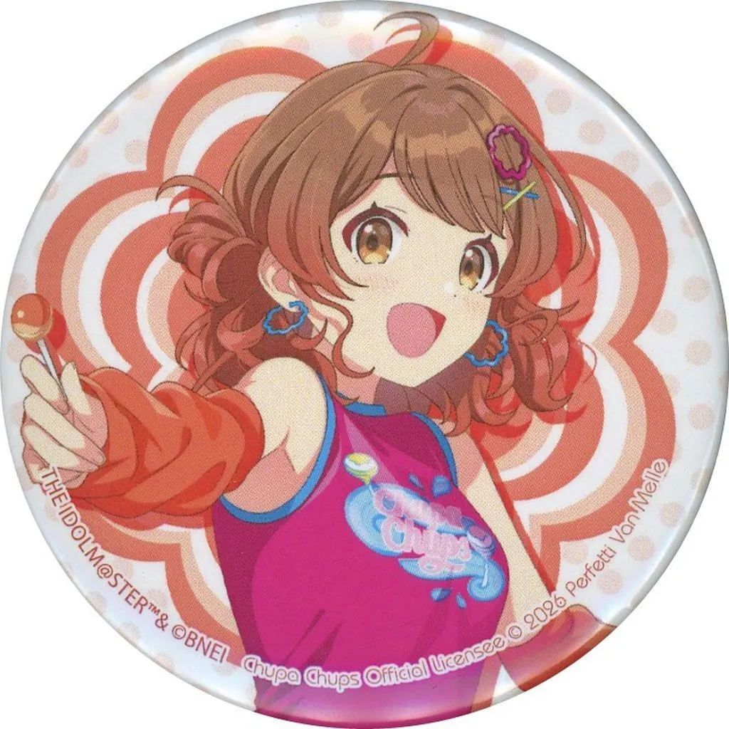 花海佑芽 「学園アイドルマスター×チュッパチャプス POP UP STORE 缶バッジ 01/(描き下ろしイラスト)」