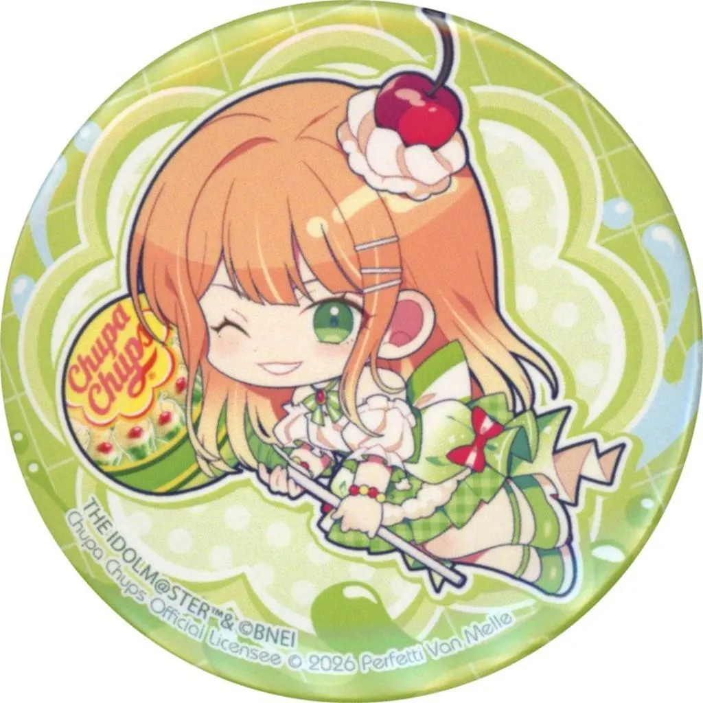 紫雲清夏 「学園アイドルマスター×チュッパチャプス POP UP STORE 缶バッジ 02/(ミニキャライラスト)」