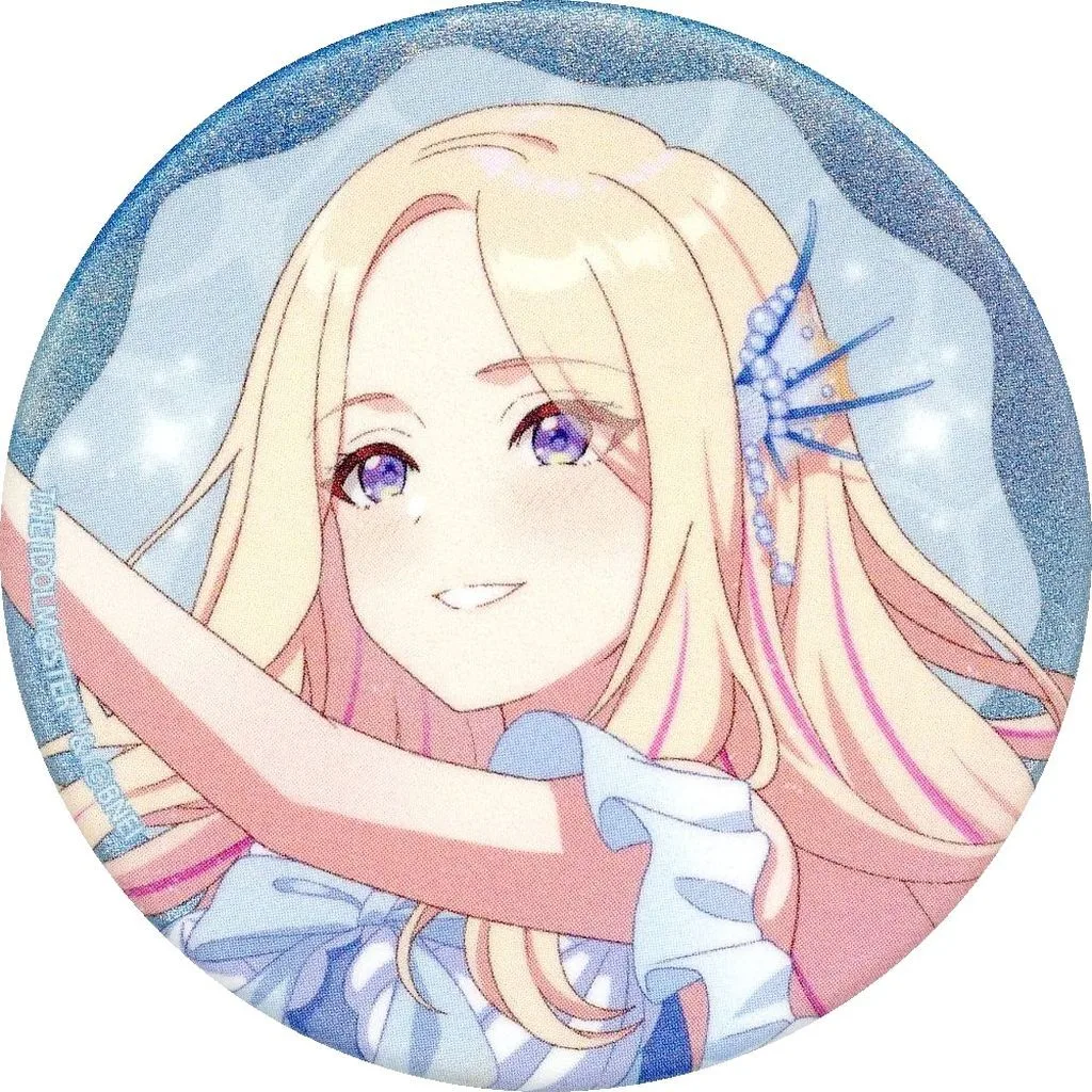十王星南 「学園アイドルマスター COLLABORATION CAFE～Deep Marine Stage～ トレーディンググリラメ缶バッジA(等身デザイン)」