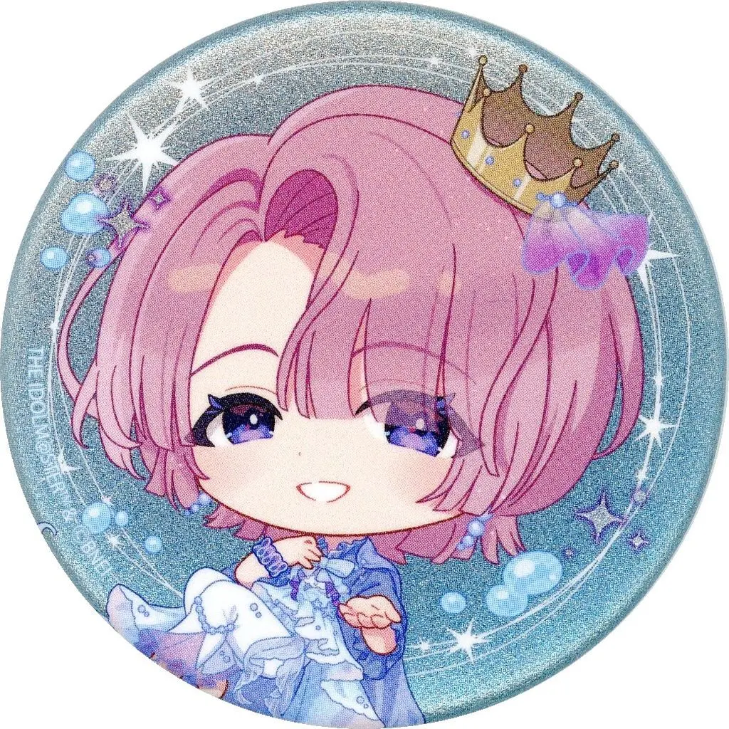 有村麻央 「学園アイドルマスター COLLABORATION CAFE～Deep Marine Stage～ トレーディンググリラメ缶バッジB(ミニキャラデザイン)」
