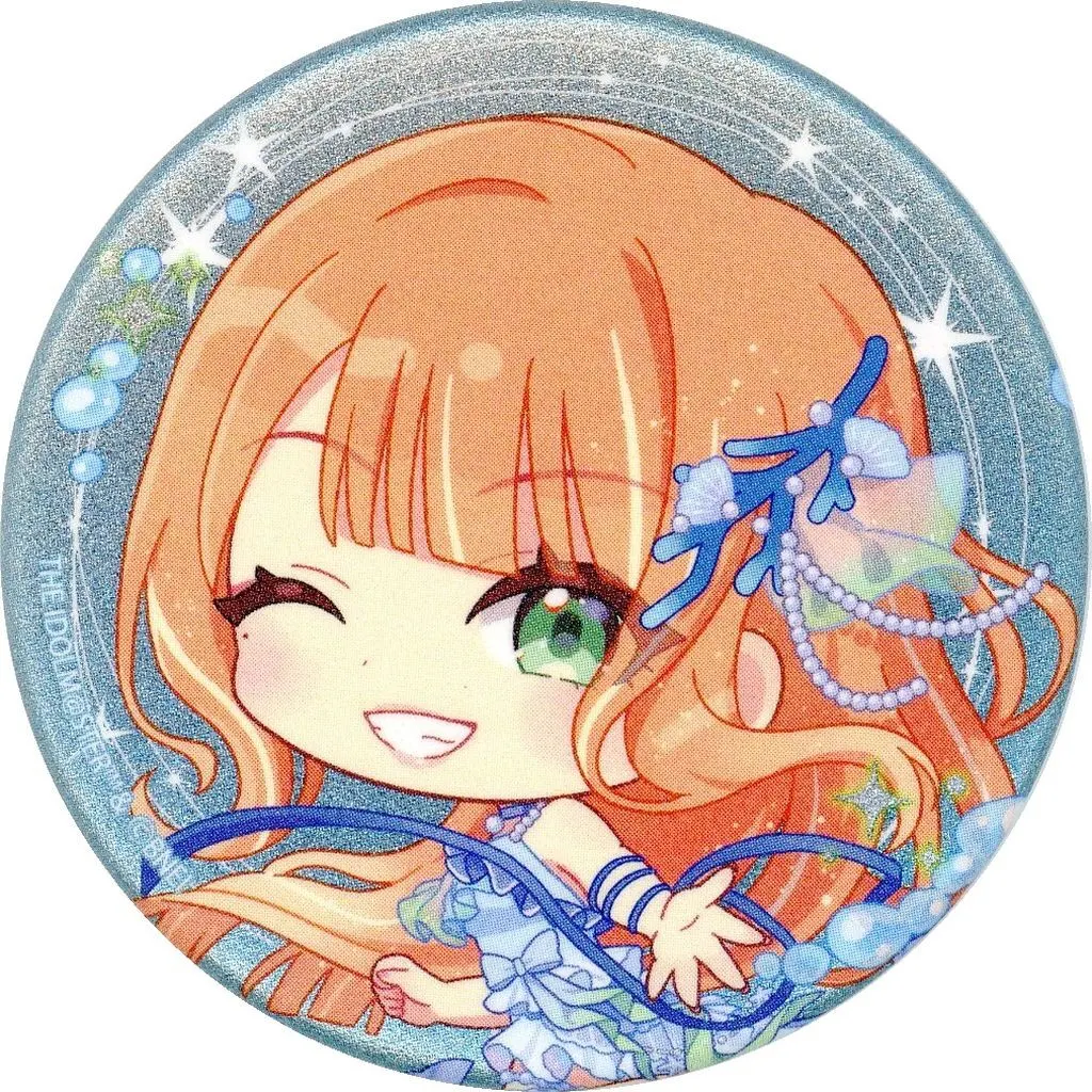 紫雲清夏 「学園アイドルマスター COLLABORATION CAFE～Deep Marine Stage～ トレーディンググリラメ缶バッジB(ミニキャラデザイン)」