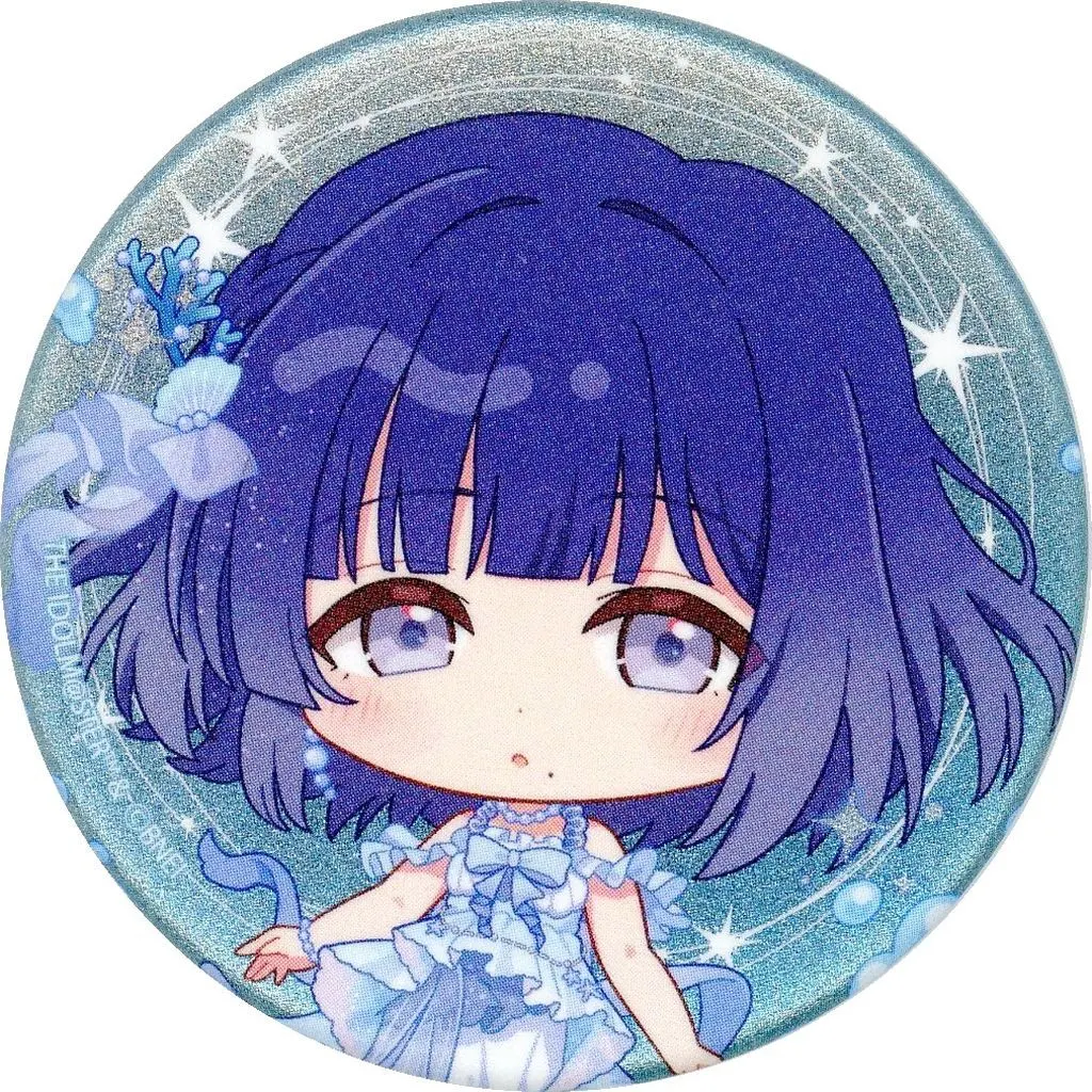 秦谷美鈴 「学園アイドルマスター COLLABORATION CAFE～Deep Marine Stage～ トレーディンググリラメ缶バッジB(ミニキャラデザイン)」