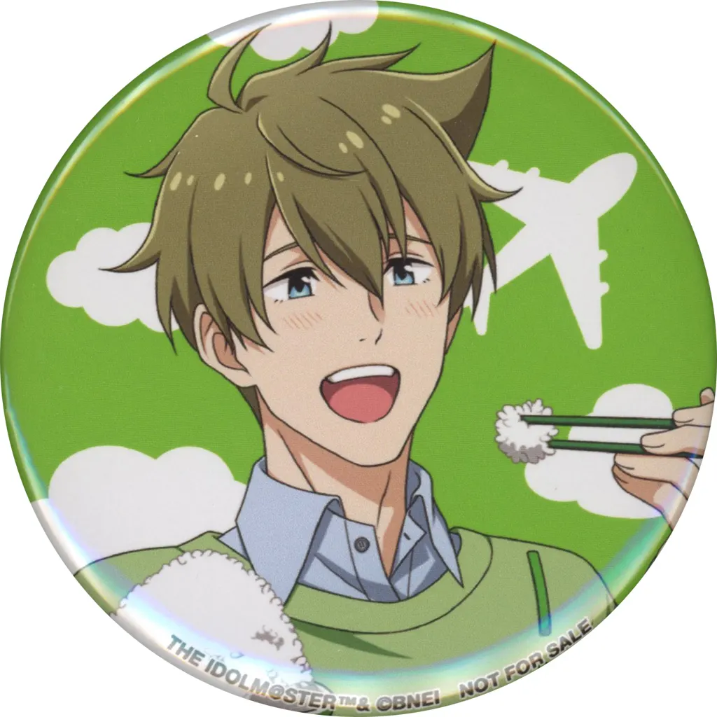 柏木翼 食器プロデュース記念 缶バッジ 「アイドルマスター SideM 食器プロデュース記念 箸×箸置きセット」 購入特典