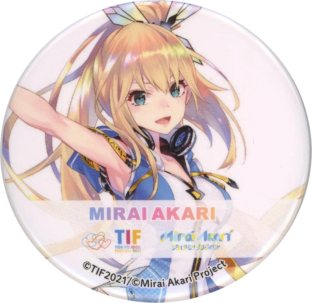 ミライアカリ 「TOKYO IDOL FESTIVAL 2021 缶バッジコレクション バーチャル TIFver.」
