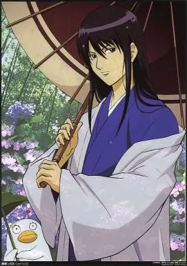 銀魂CellDXカード/背景シート紫陽花　桂　小太郎 駿河屋 -<中古>No.2 紫陽花(桂小太郎＆エリザベス) 「銀魂フォト