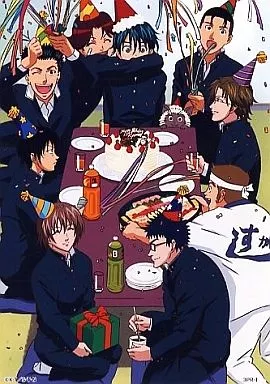 テニスの王子様　スペシャルブロマイドpart3クリスマス　青学メンバー　レア 駿河屋 -<中古>【シークレット】3PR-1 青学 「テニスの王子様