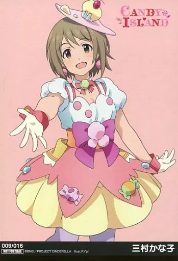 三村かな子 特製ブロマイド 「ヴァイスシュヴァルツ ブースターパック アイドルマスター シンデレラガールズ」 初回購入特典