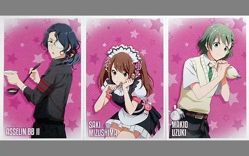 Cafe Parade(卯月巻緒＆水嶋咲＆アスラン=BBII世) ブロマイドセット(3枚入り) 「一番くじ アイドルマスター SideM ～FIRST LIVE ENCORE!!～」 K賞
