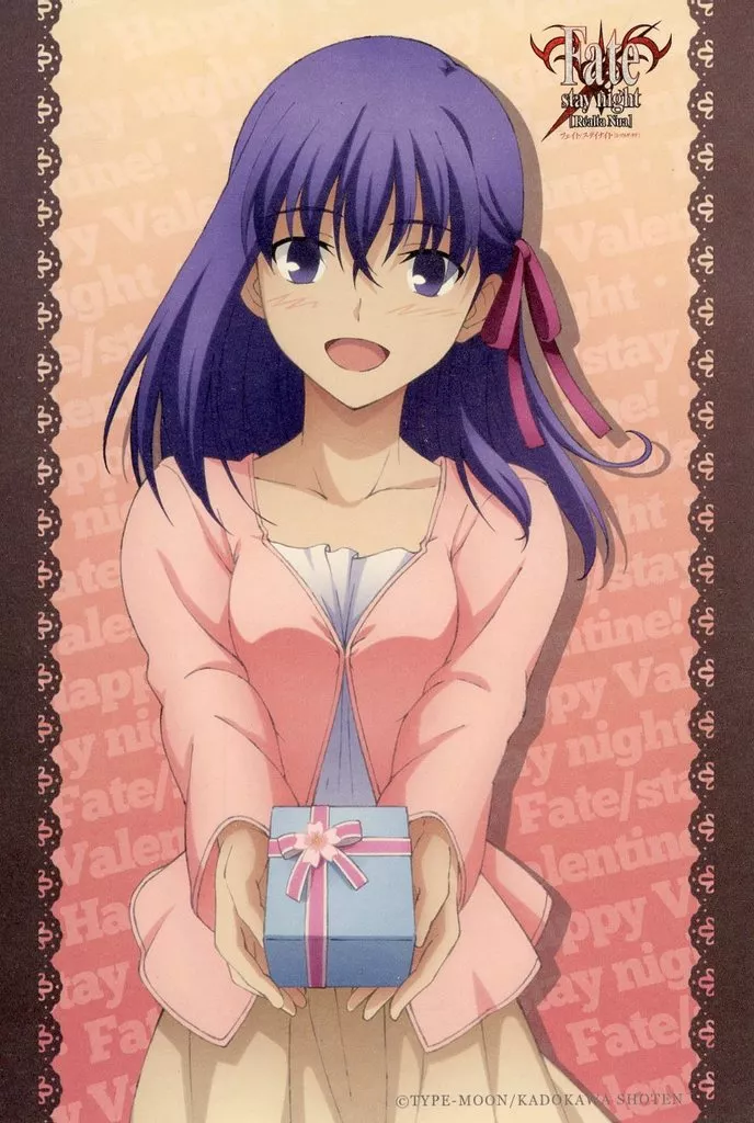 間桐桜 ホワイトデーイラストカード 「Fate/stay night [Realta Nua]×ufotable cafe」